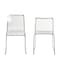 Baxton Studio Lino Transparent Clear Acrylic Dining Chair, PR 49-3417 - alternate 3